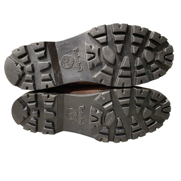 Timberland Men's 6-Inch Waterproof Nubuck Leather Boots Dark Brown Work 11M - Picture 8 of 9